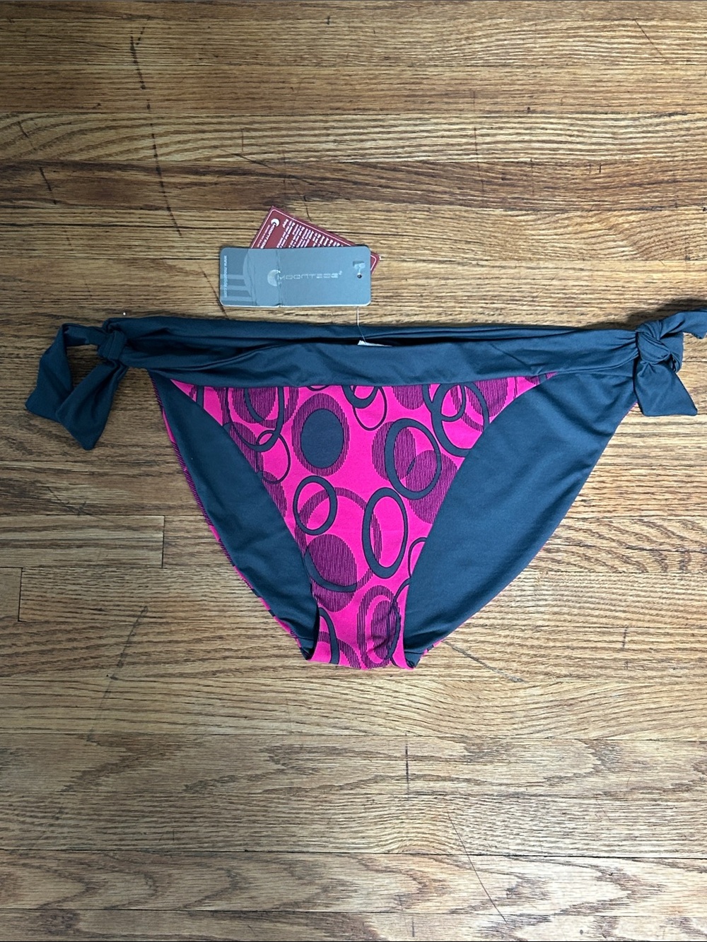 Moontide Reversible Charcoal to Pink/Charcoal Swim Bottoms